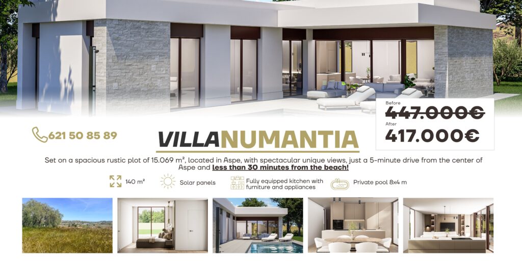 villa numantia cartel promoción
