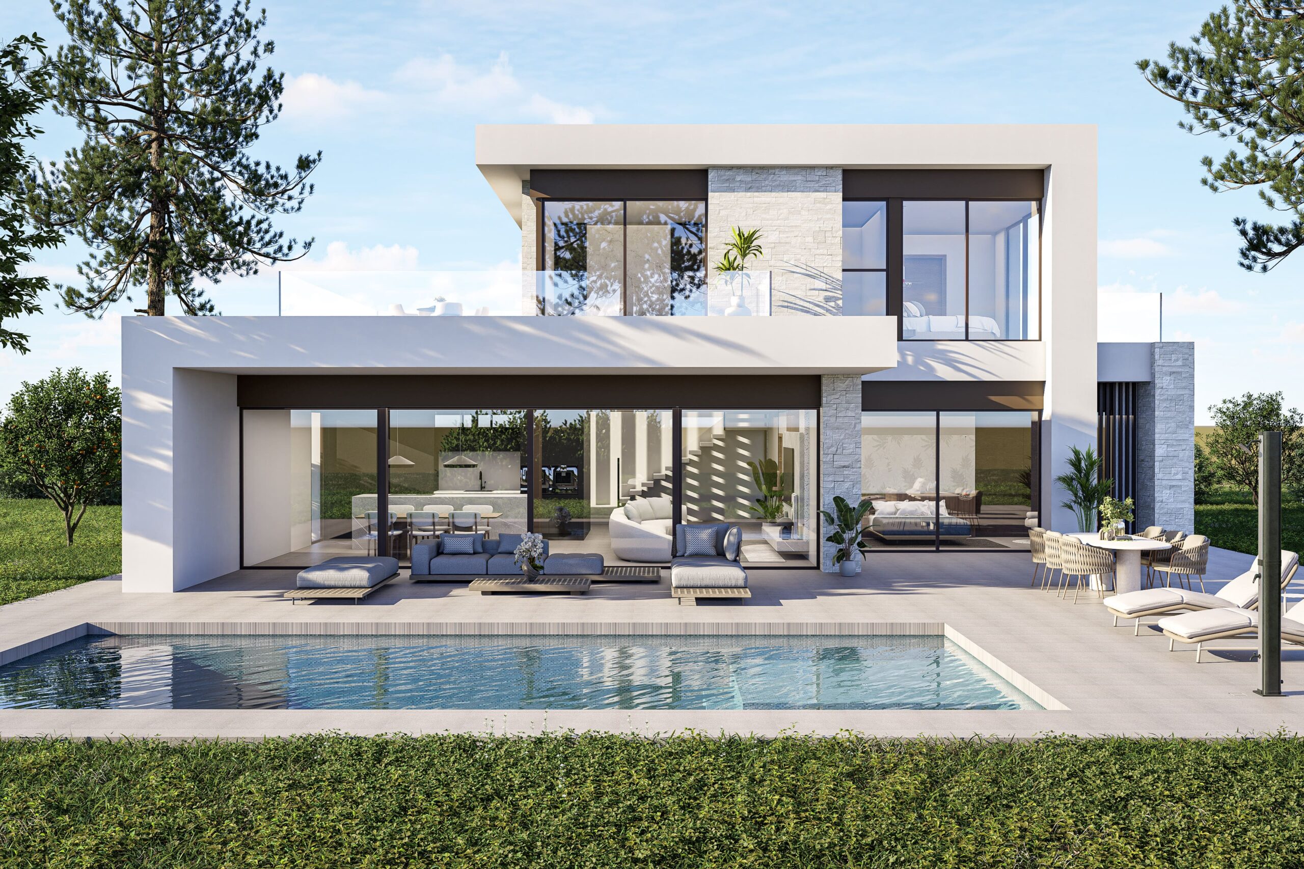 Villa Troya with garden